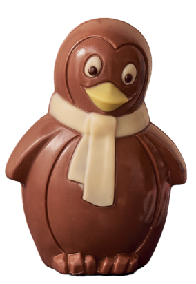 moulage pingouin en chocolat