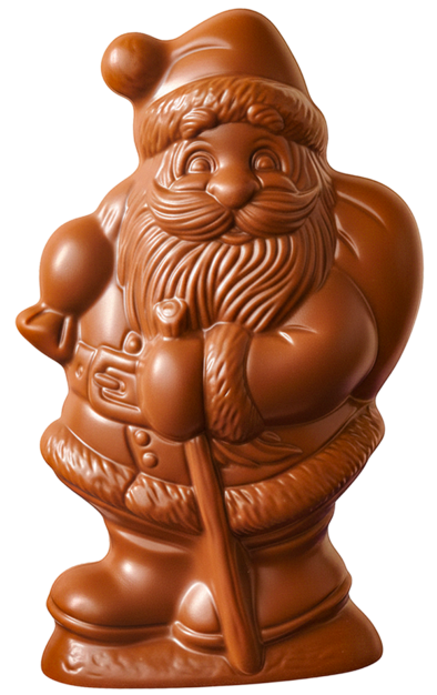 Père Noël en chocolats