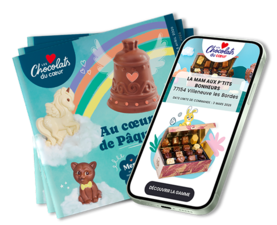 kit de vente de chocolats par catalogue et en ligne