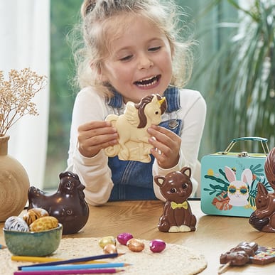 moulage de pâque en chocolat pour vente aux écoles