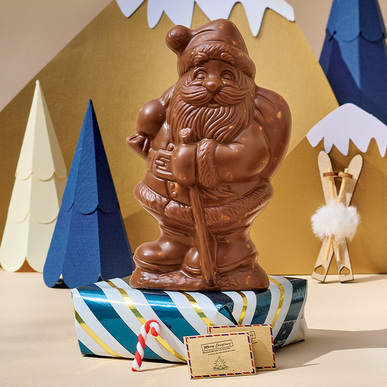 père noël en chocolat