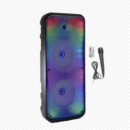 Une enceinte karakoké lumineuse bluetooth