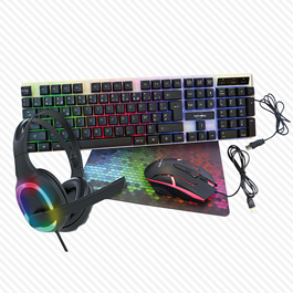 Un kit gamer (clavier+casque+souris)